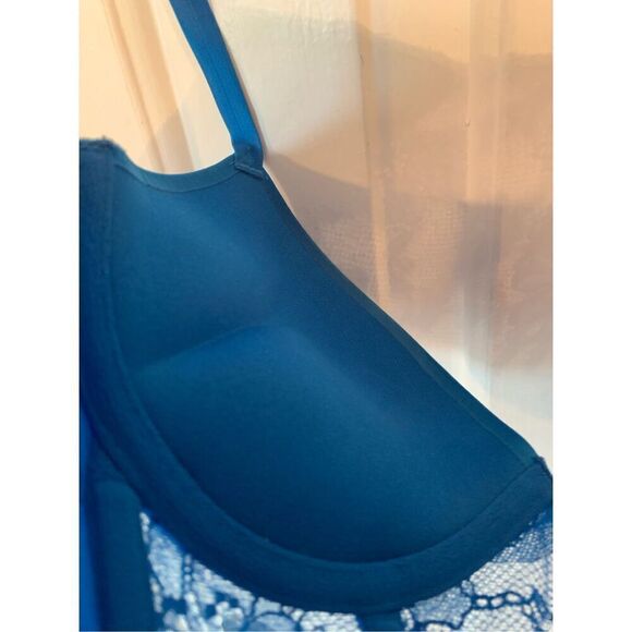 Victoria’s Secret corset push-up bra blue size 34B - Picture 6 of 6